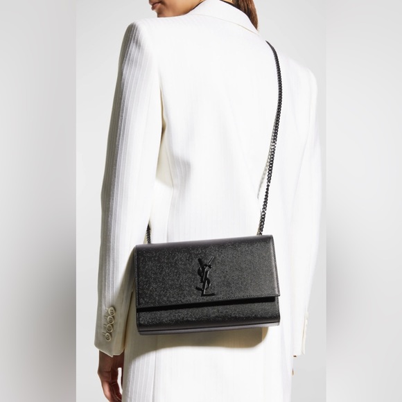 YSL Kate Medium Grain de Poudre Chain Bag, Black Hardware (100% authentic) - Picture 8 of 8